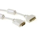 Intronics DVI-D Single Link extension cable, M - F, Ivory 10.0m (AK3764)